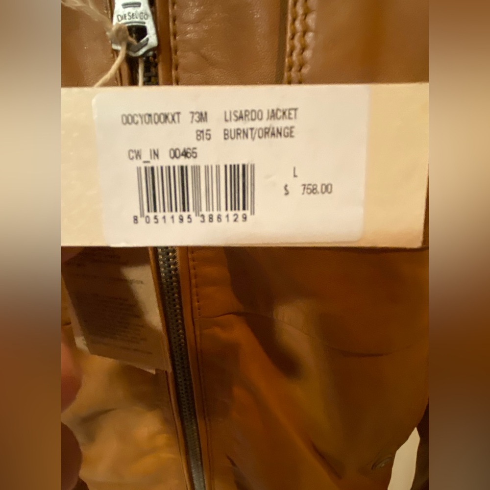 Diesel Lisardo jacket (Large) Burnt Orange
New with tags - Picture 3 of 16